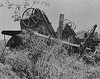 Abandoned French machinery